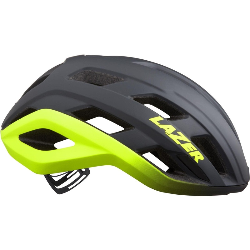 LAZER Strada Kineticore Helmet - Grey/Yellow