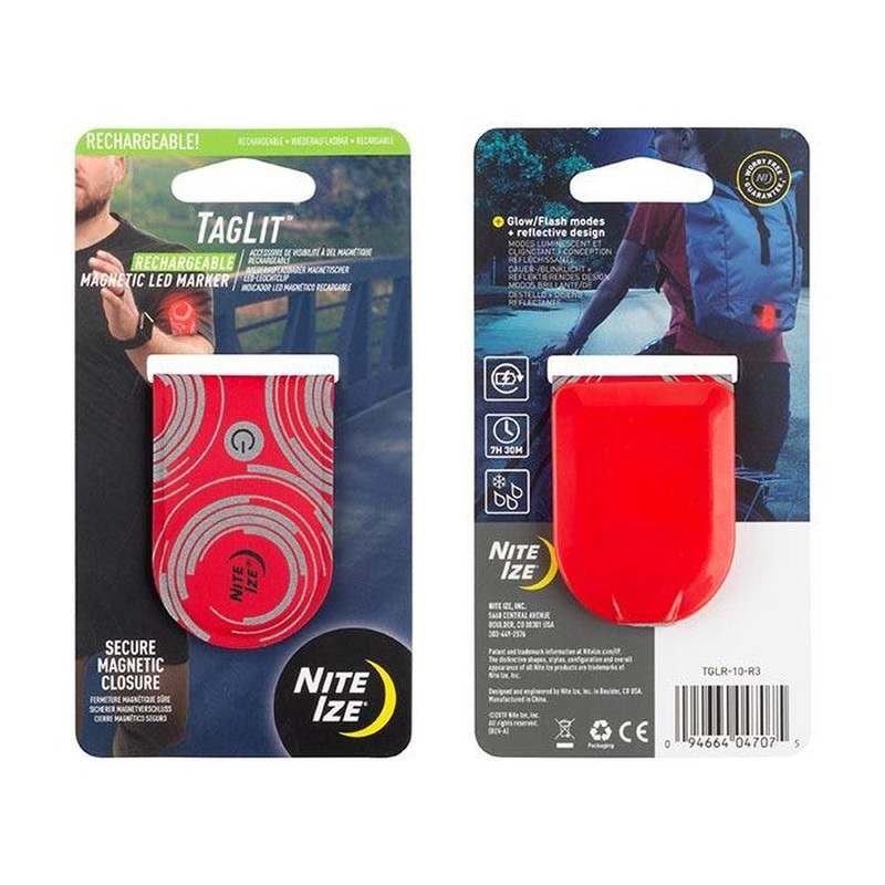 NITE IZE Taglit Rechargeable Magnetic Led Marker - Red