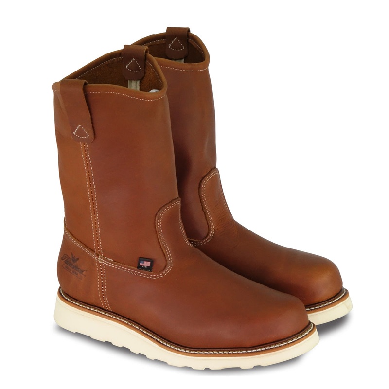 Thorogood 804-4205 Men's American Heritage 11" Wellington MAXWear Wedge Steel Safety Toe Work Boot