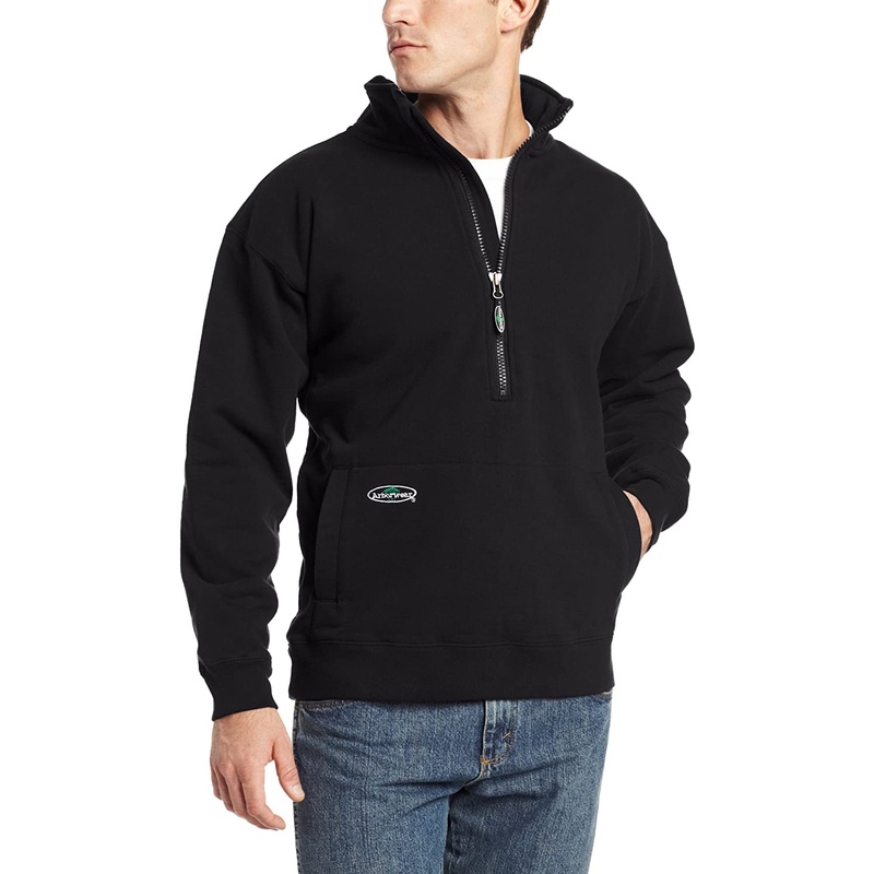 Arborwear Men's Double Thick 1/2 Zip Sweatshirt
