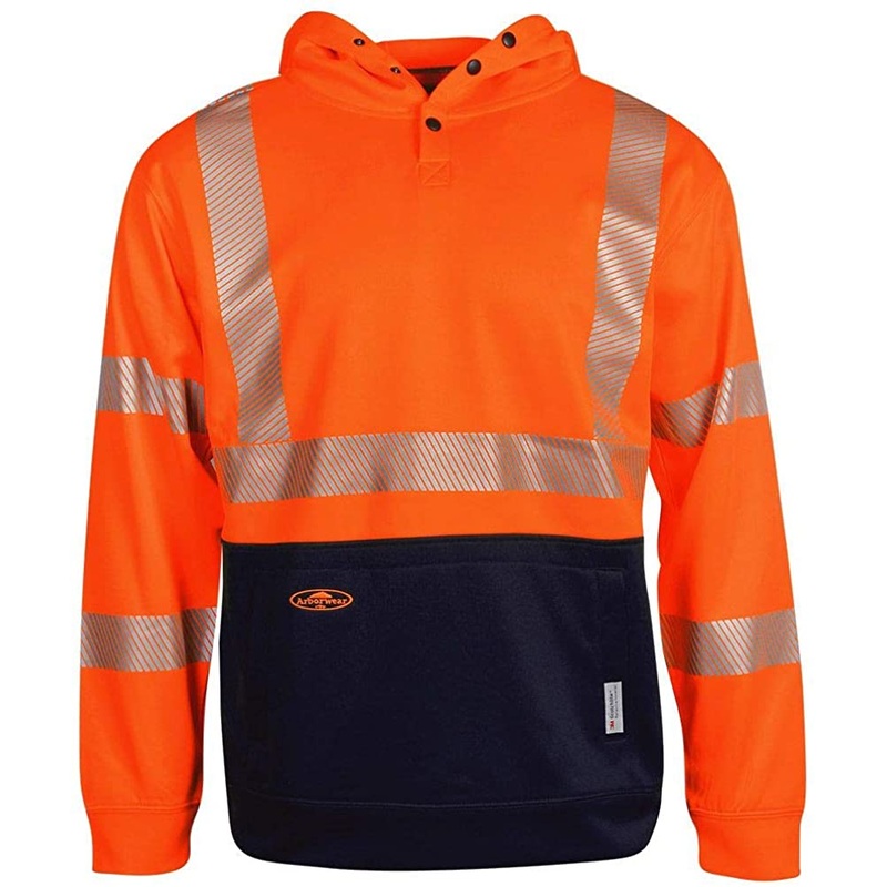 Arborwear Men's High Vis Tech Double Thick Pullover Sweatshirt