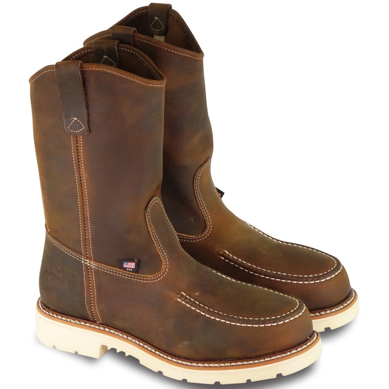 Thorogood 804-3311 Men's American Heritage 11" Wellington MAXWear Wedge Steel Safety Toe Work Boot