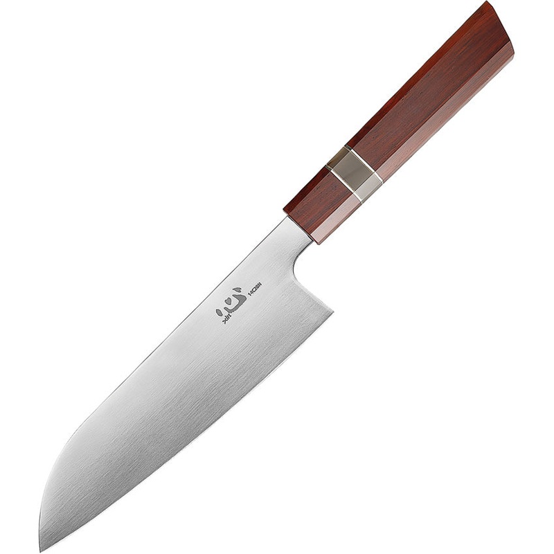Xin Cutlery Santoku Buffalo Horn/Rosewood 14C28N Kitchen Knife 142
