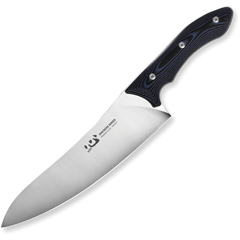 Xin Cutlery XinCross Tactical Chef Black/Blue Stainless Kitchen Knife 112