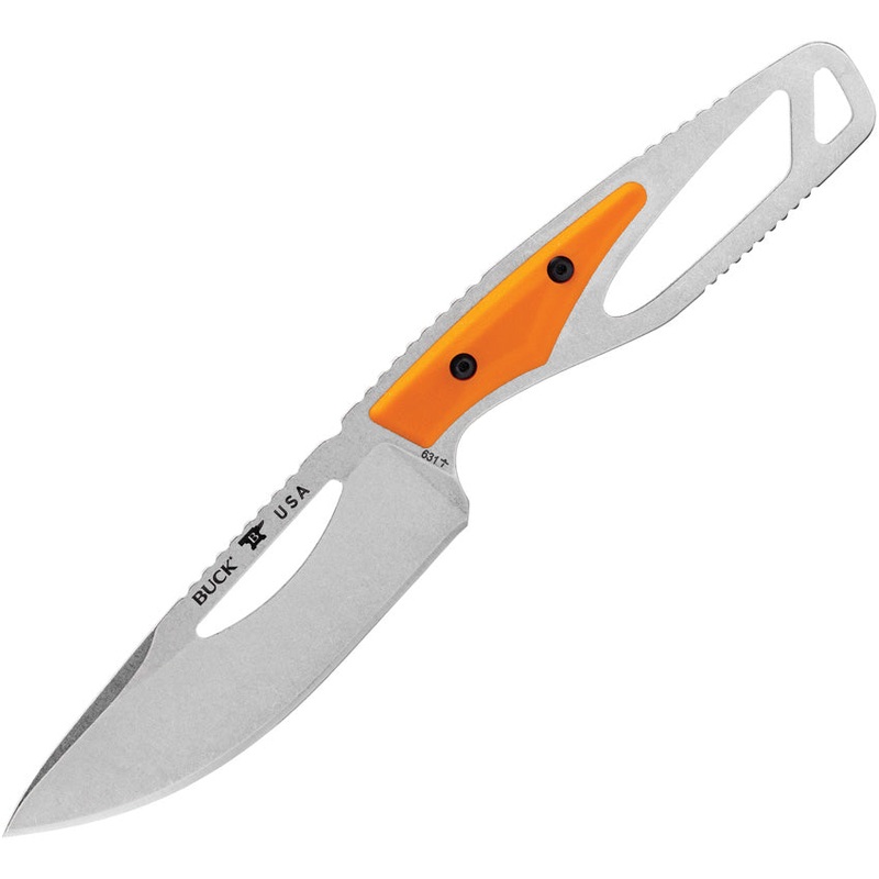 Buck 631 PakLite 2.0 Field Select Orange GFN 420HC Skinner Fixed Blade Knife 631ORS