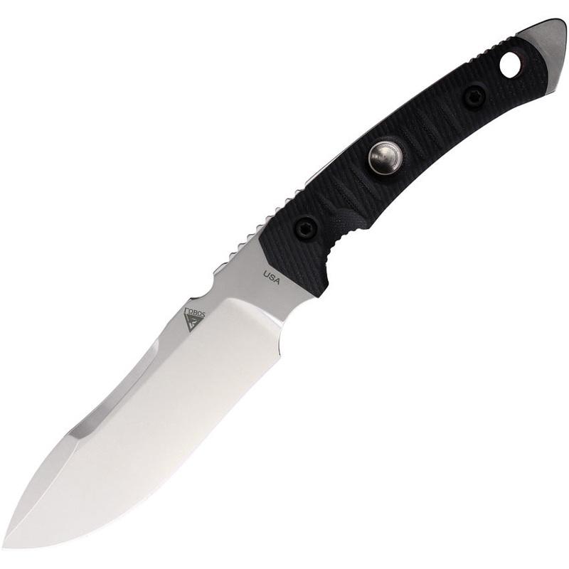 Fobos Knives Tier1-BC Black Smooth G10 Stainless Steel Fixed Blade Knife 070