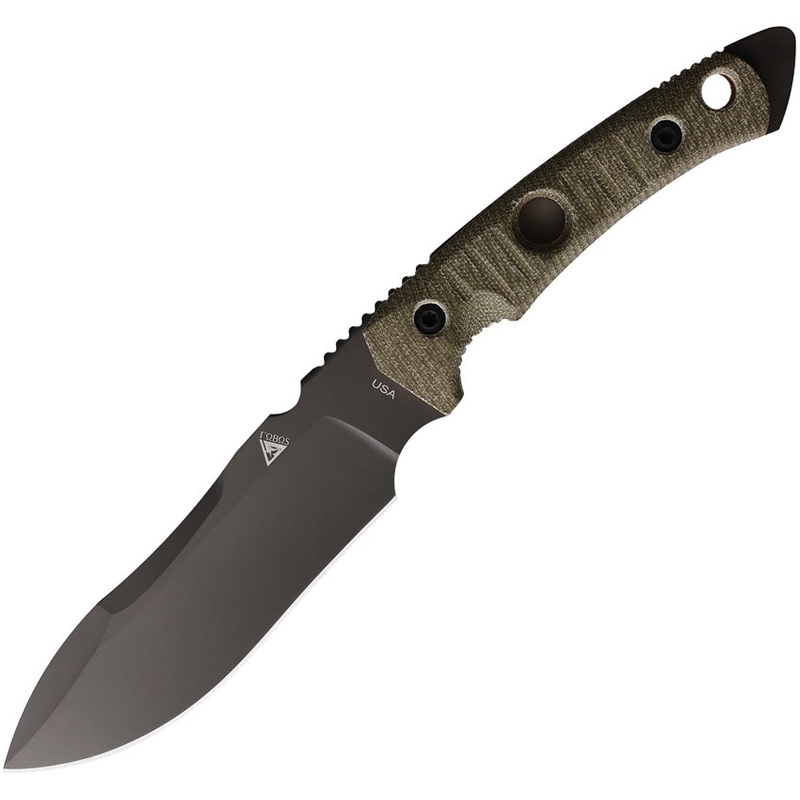 Fobos Knives Tier1-BC Green Micarta Stainless Steel Fixed Blade Knife 071
