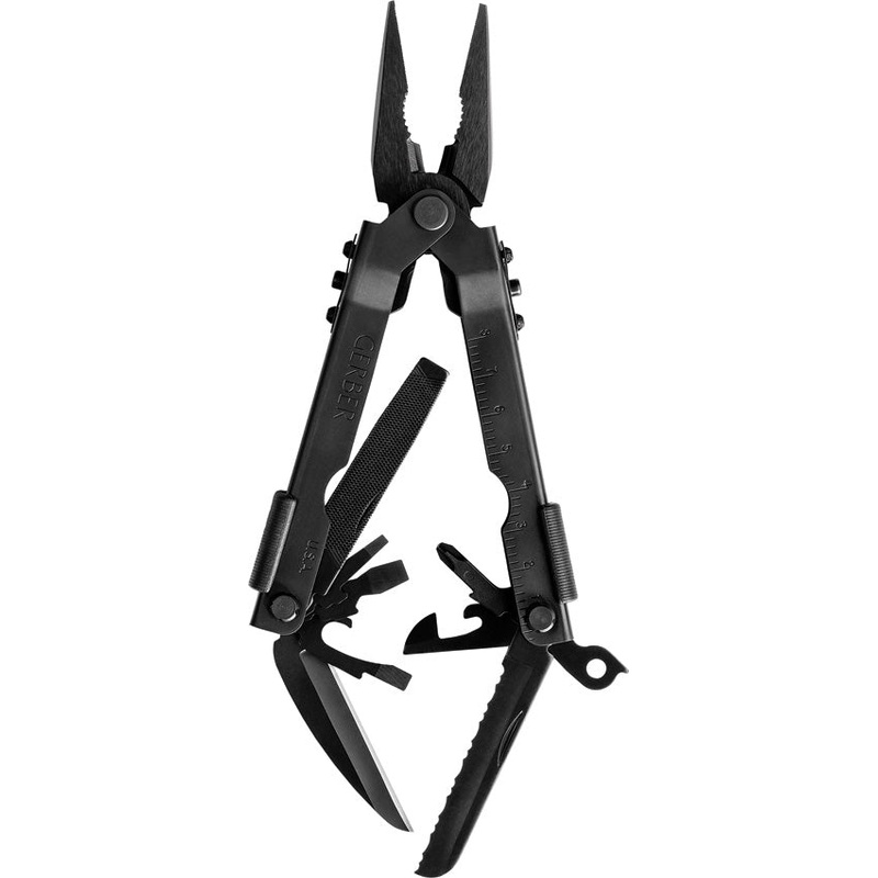 Gerber Multi-Plier 600 14-In-1 Black Stainless Multi-Tool w/ Pouch 47550