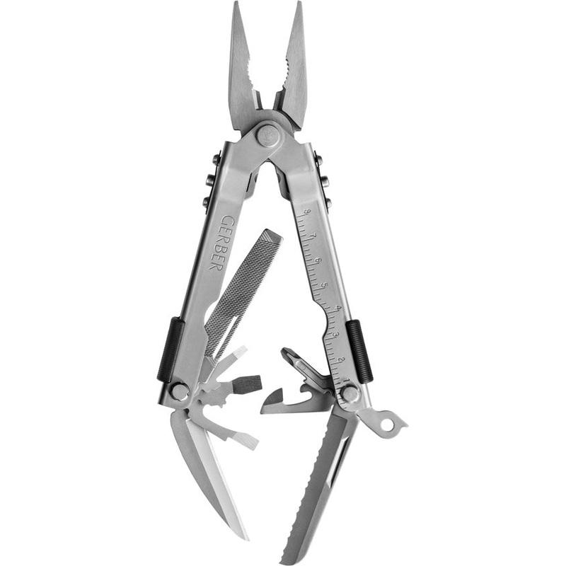 Gerber Multi-Plier 600 14-In-1 Gray Stainless Multi-Tool w/ Pouch 47530