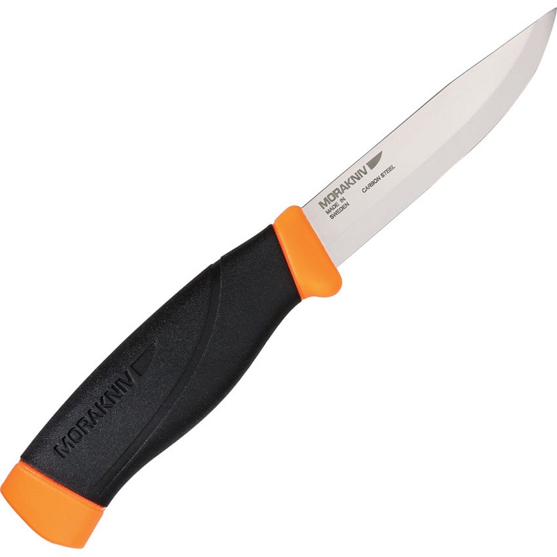 Mora Morakniv Companion Heavy Duty F Black & Orange Carbon Steel Fixed Blade Knife 01460