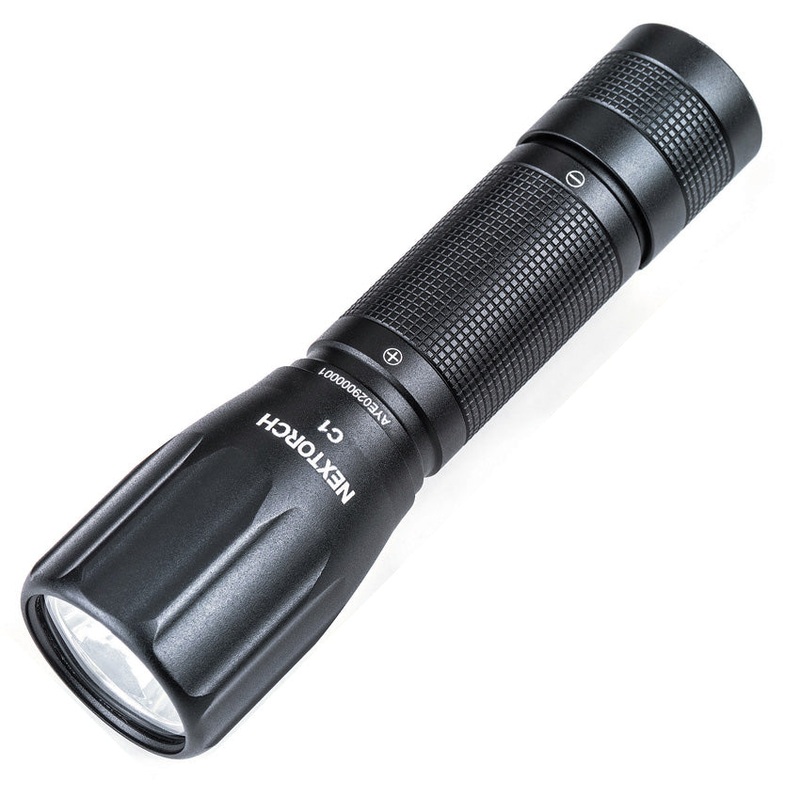 Nextorch C1 Household Black Aluminum Water Resistant Flashlight C1