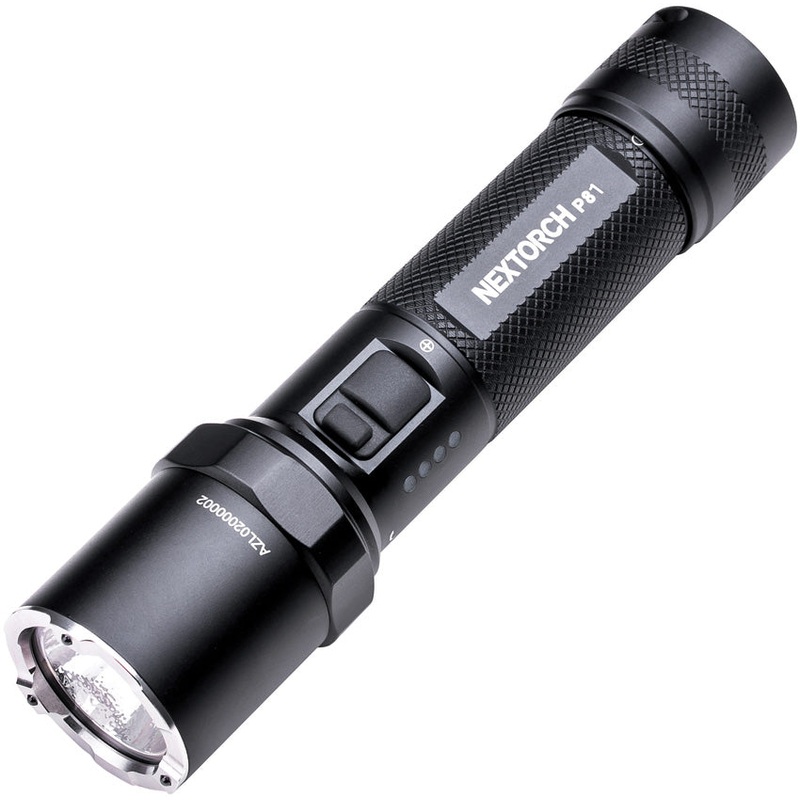 Nextorch P81 Tactical Black Aluminum Water Resistant Flashlight P81