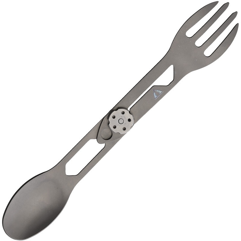 CMB Made Knives 2 in 1 Titanium Folding Fork & Spoon Camping Eating Tool E01