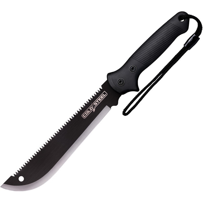 Cold Steel Axis Machete Black ABS Carbon Steel Fixed Blade Knife MAAXIS