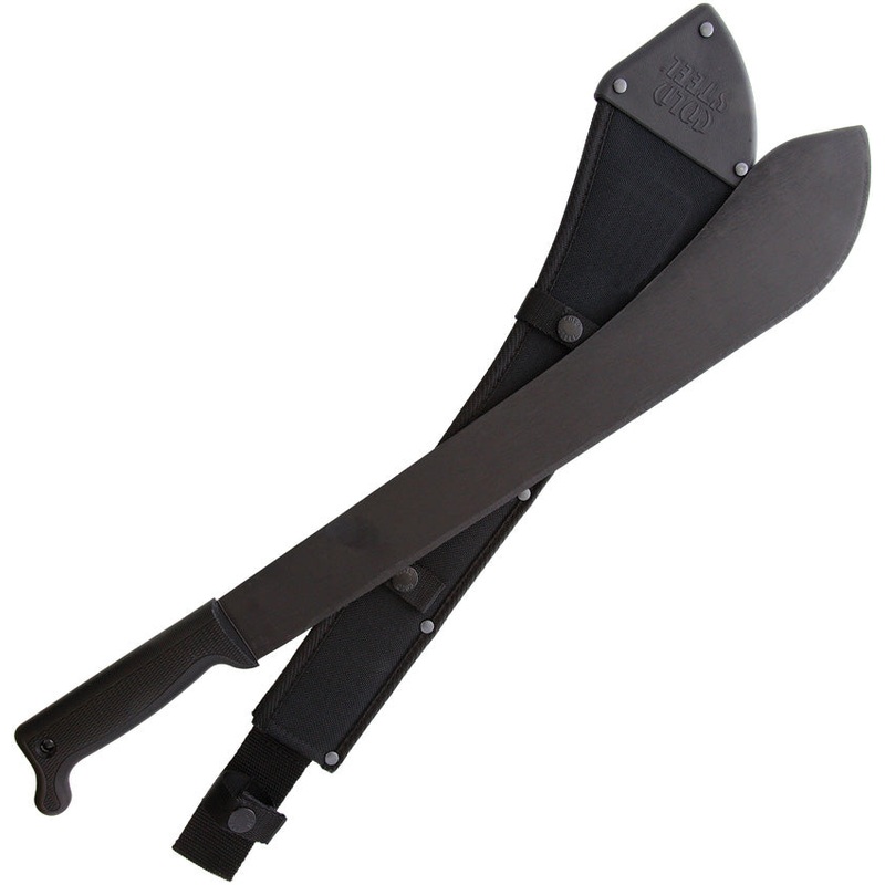 Cold Steel Bolo Machete Black Polypropylene Steel Fixed Blade Knife 97LBMS