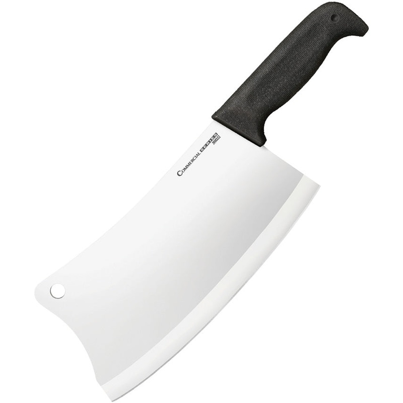 Cold Steel Commercial Series Cleaver Blk G10 Stainless Fixed Blade Knife 20VCLEZ