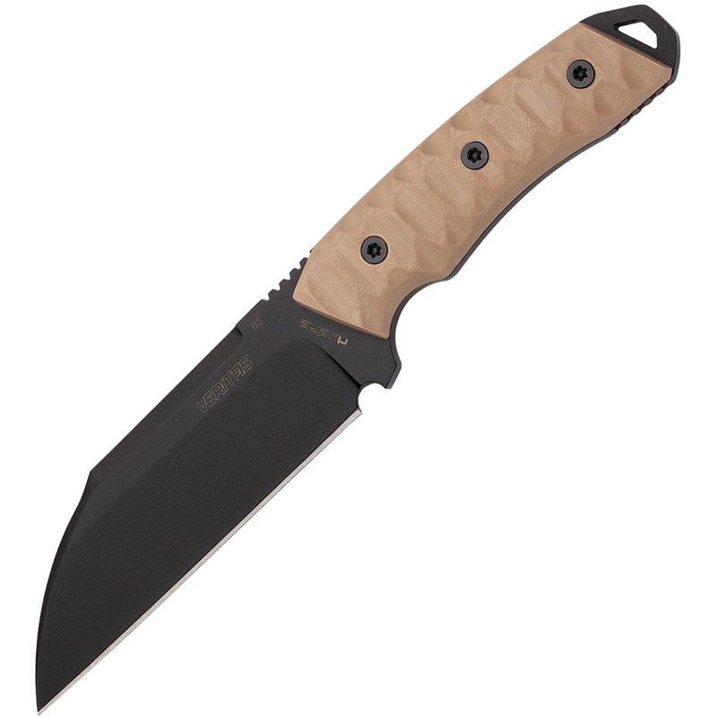 Hydra Knives Veritas Tan G10 Bohler K110 Fixed Blade Knife w/ Kydex Sheath S06