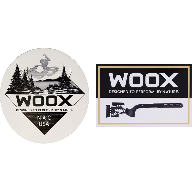 WOOX Black & White 2pc Sticker Assortment Set XS