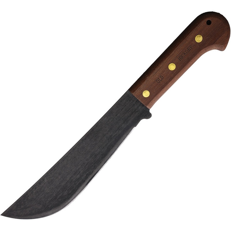 Old Hickory Outdoors Machete Brown Wood Carbon Steel Fixed Blade Knife 7055