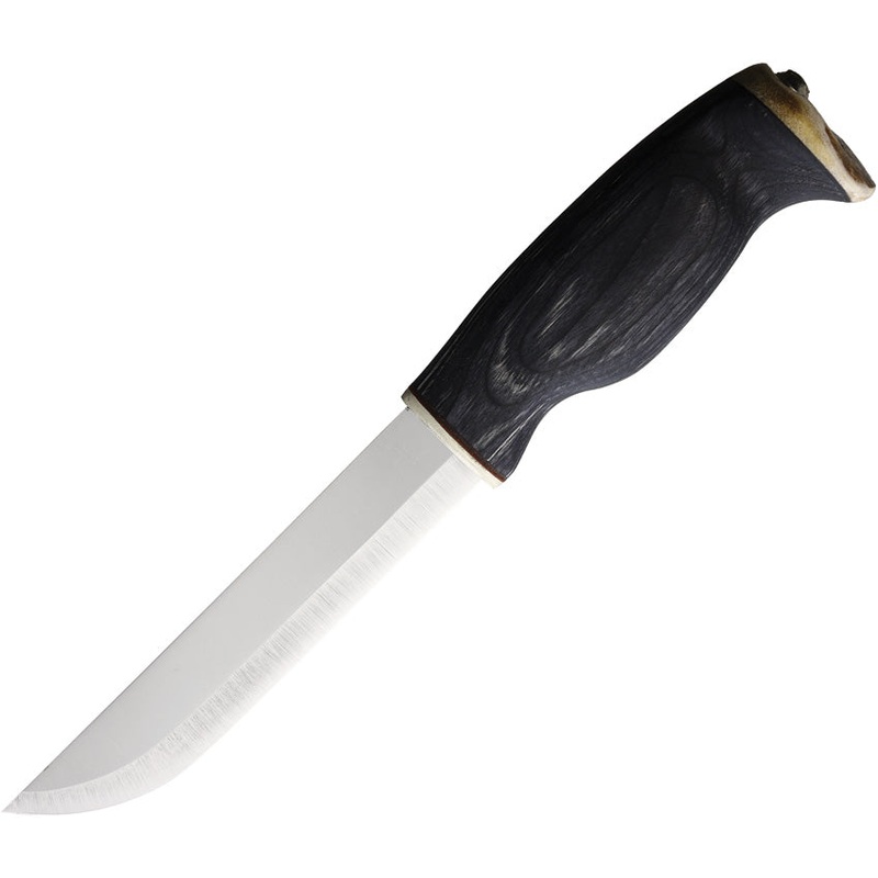 Arctic Legend Bear Black Curly Birch Carbon Steel Fixed Blade Knife 880