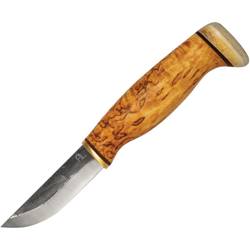 Arctic Legend Handicraft Curly Birch Carbon Steel Fixed Blade Knife 996