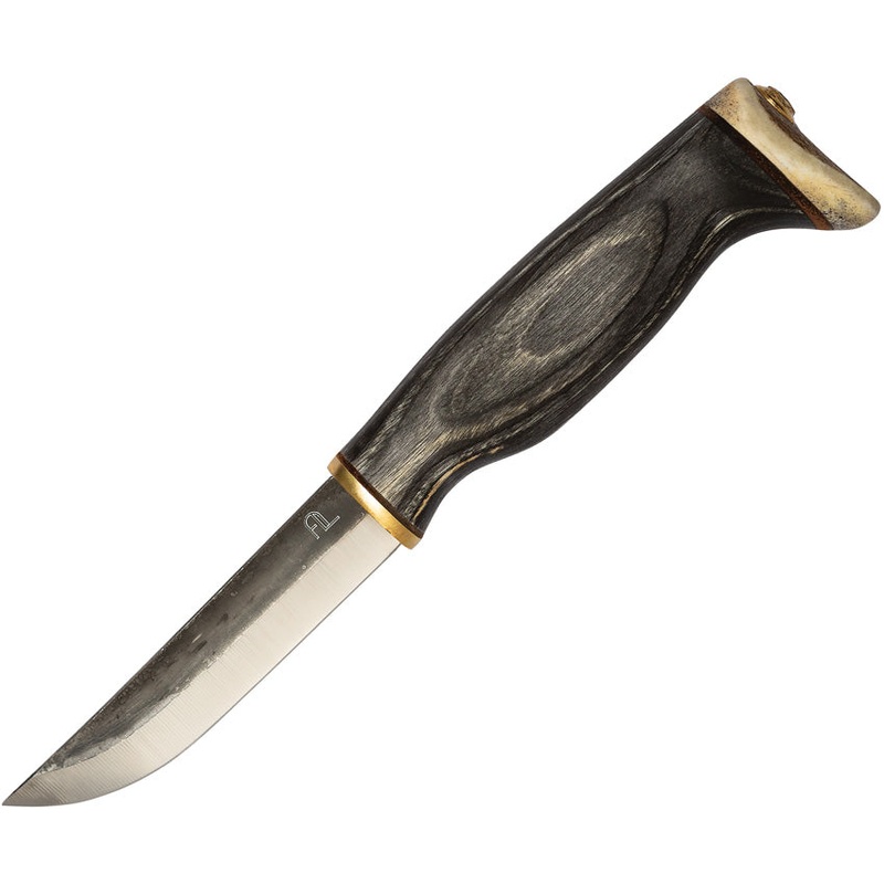 Arctic Legend Hobby Black Curly Birch Stainless Fixed Blade Knife 934