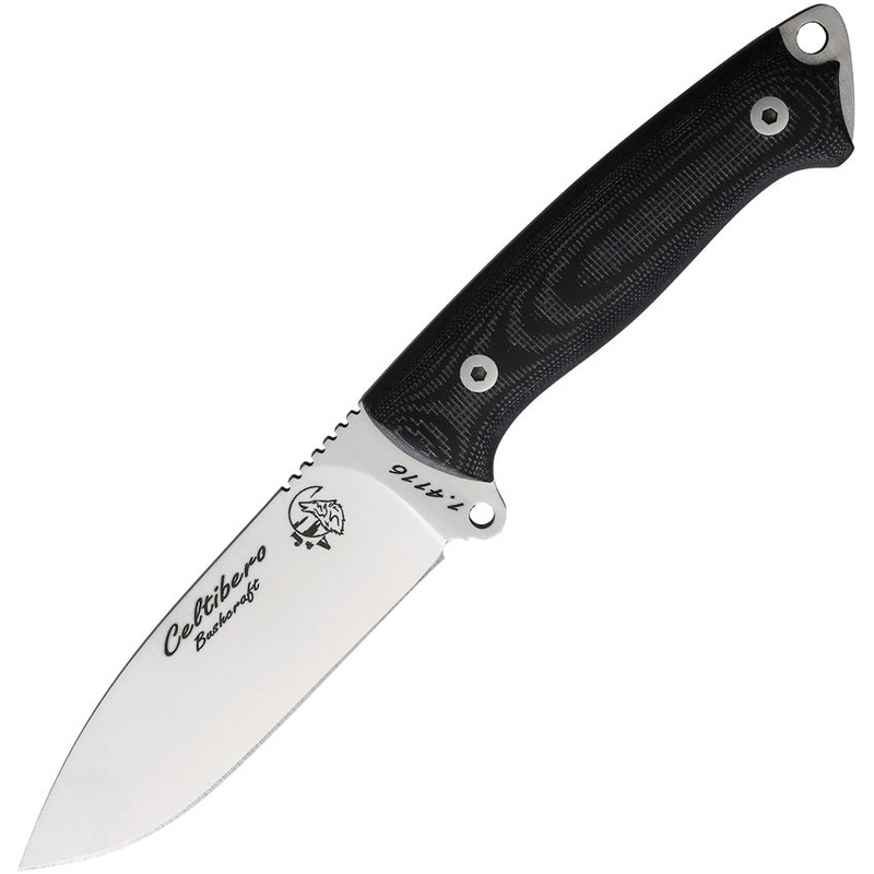 J&V Adventure Knives Celtibero Bushcraft Micarta 1.4116 Fixed Blade Knife 1412M