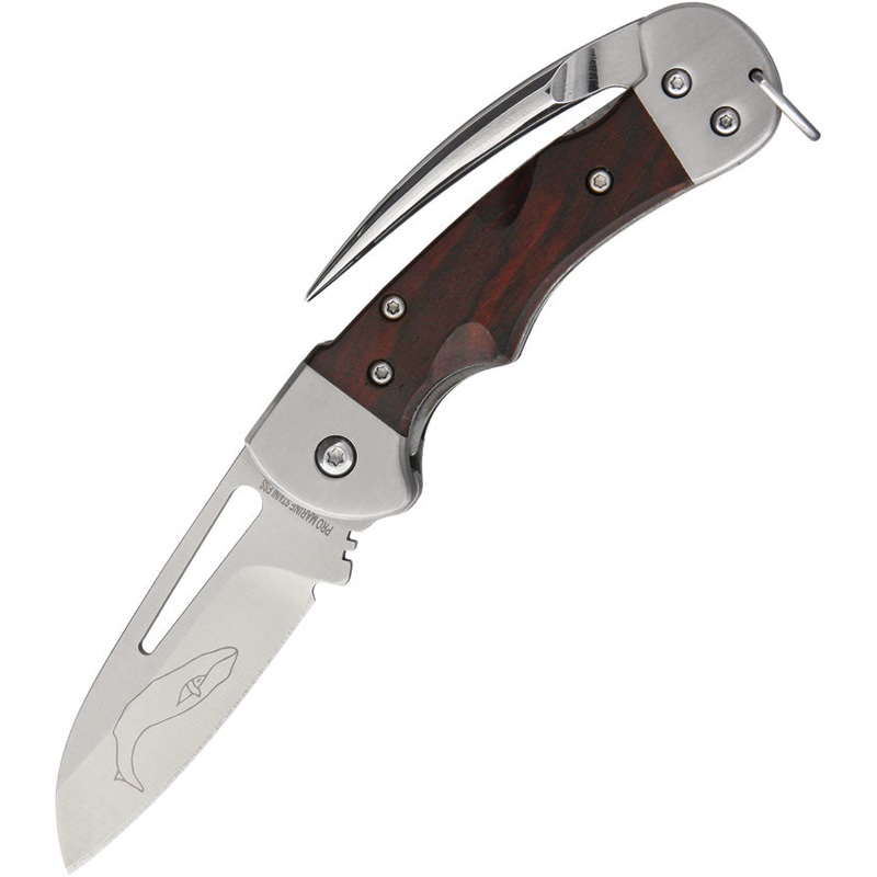 Myerchin Generation 2 Crew Linerlock Wood Folding Stainless Pocket Knife WF377