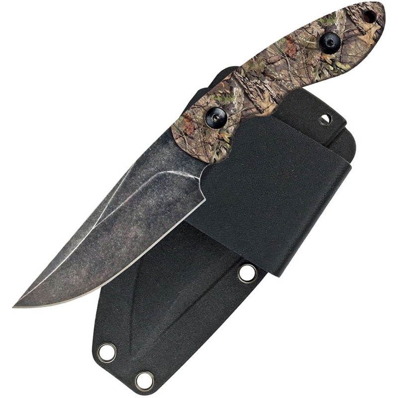 ABKT Tac Predator Mossy Oak G10 D2 Steel Fixed Blade Knife 004M