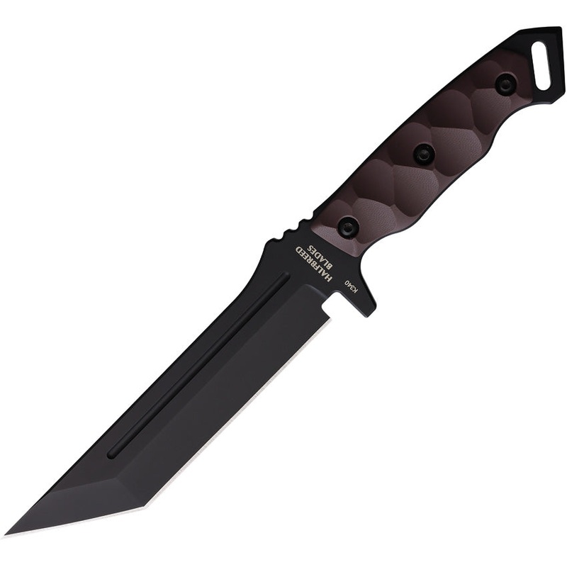 Halfbreed Blades Medium Infantry Brown G10 K110 Fixed Blade Knife MIK05PBLKDE   - On Sale