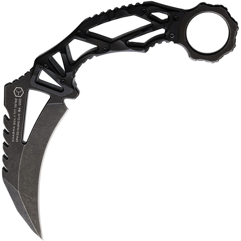 LOTAR Combat KHARMA Gen 1 MilSpec Elite D2 Steel Fixed Blade Knife KH101SW