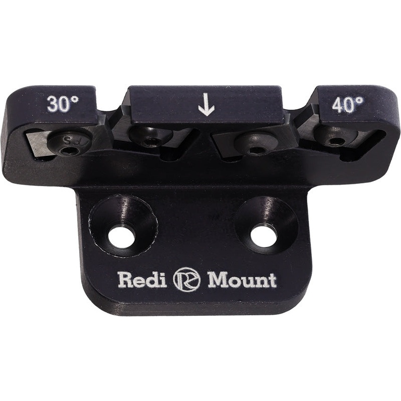 Redi Edge Redi Mount Black Aluminum 60 Degree Sharpener MOUNT2BLK
