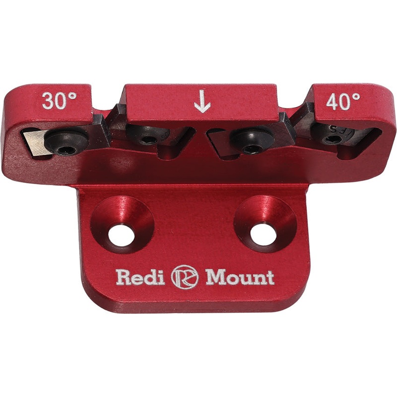 Redi Edge Redi Mount Red Aluminum 60 Degree Sharpener MOUNT2RED