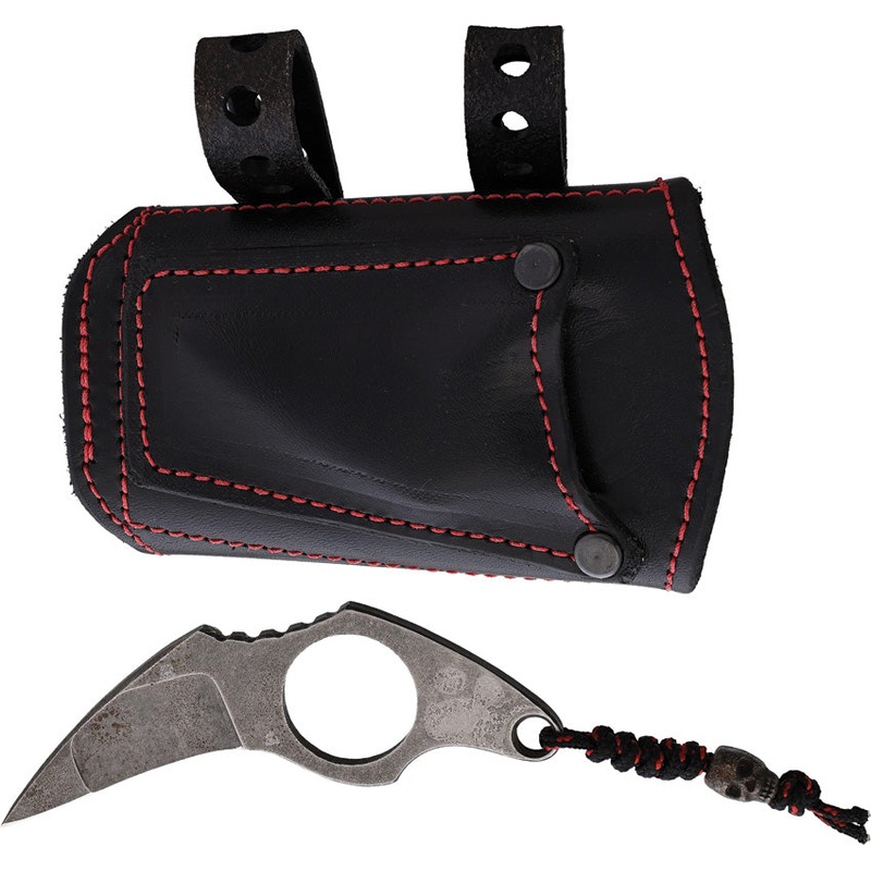 Survival Cuffs Raptor Hawk Grey AEB-L Stainless Steel Fixed Blade Knife RRBLRD   - On Sale