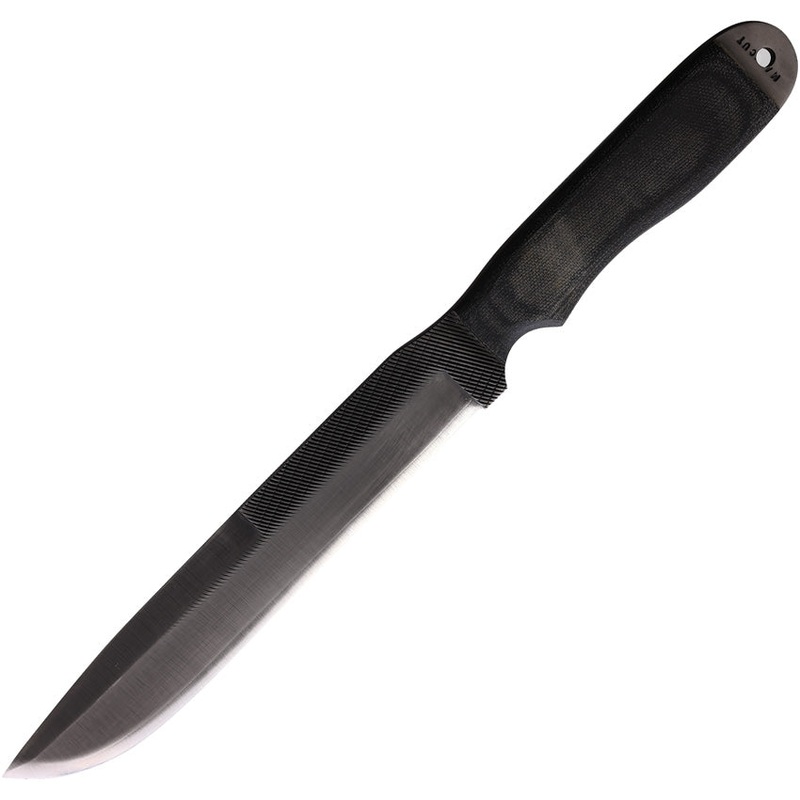 Anza Dune Field Black Smooth Micarta  Steel Fixed Blade Knife DFM