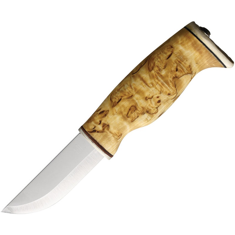 Arctic Legend Hunter's Curly Birch Stainless Steel Fixed Blade Knife 941