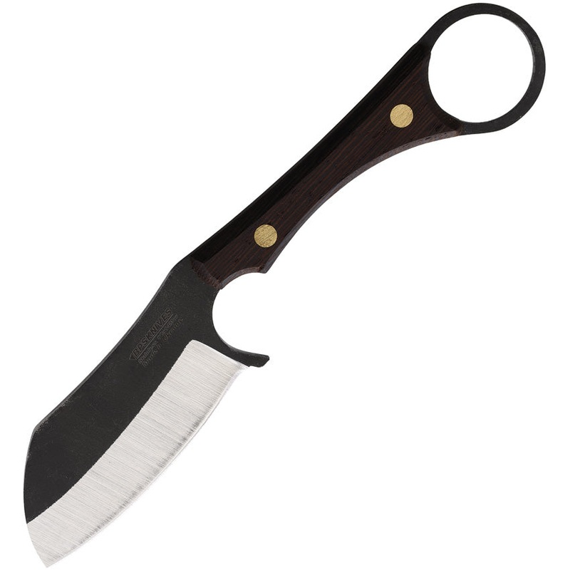 BPS Knives Tiger Walnut Wood 5Cr14MoV Stainless Fixed Blade Knife TIGER