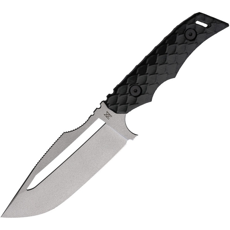 Midgards-Messer Idun Black TPU CPM-3V Carbon Steel Fixed Blade Knife 017- On Sale