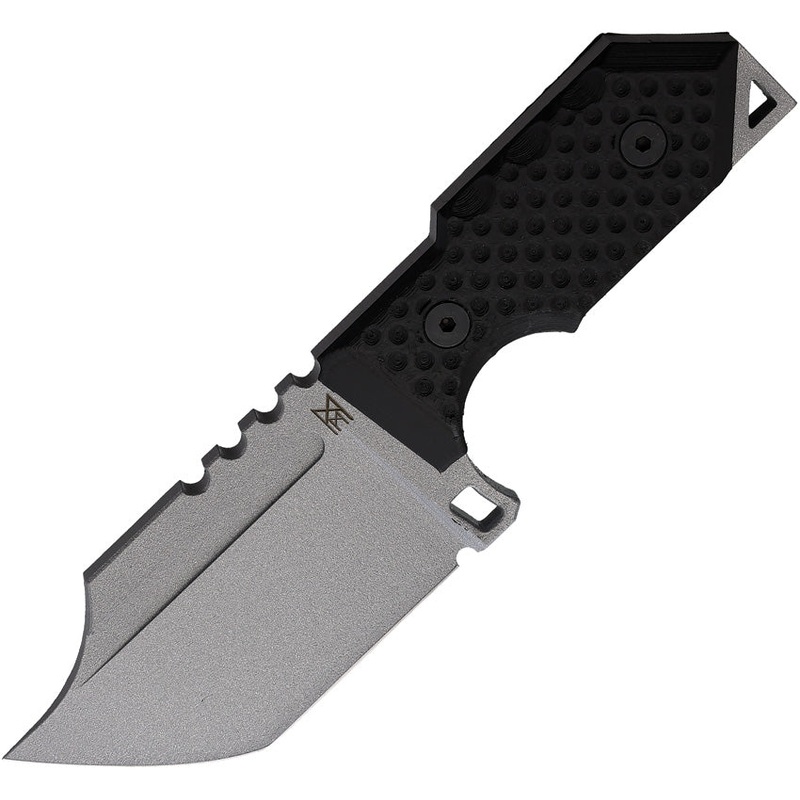 Midgards-Messer Tiny Thunrar Black G10 S30V Fixed Blade Knife w/ Sheath 008