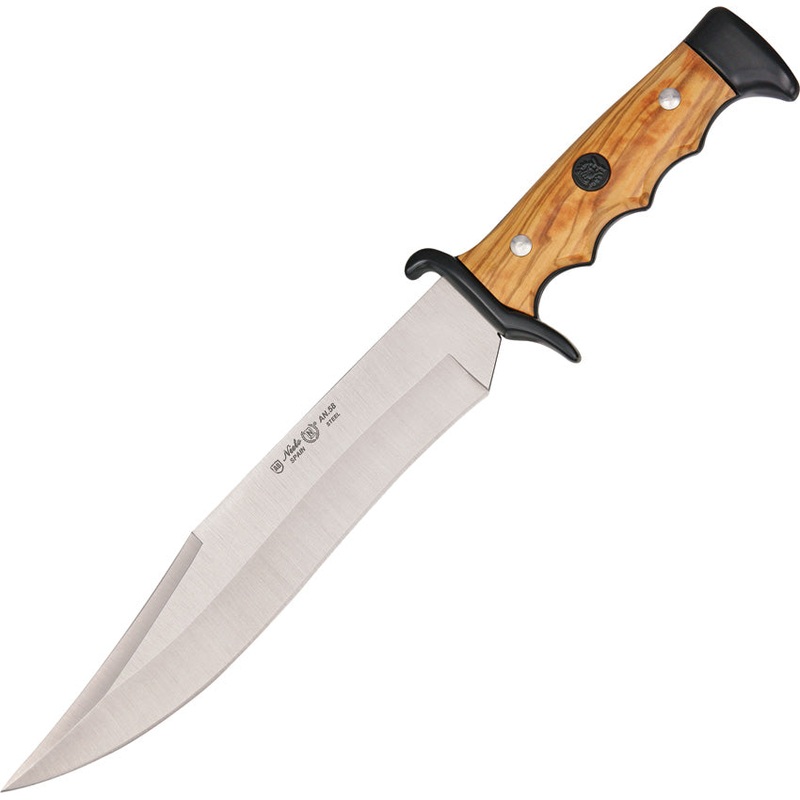Nieto Cuchillo Linea Cetreria Tan Olivewood AN-58 Fixed Blade Knife 2403