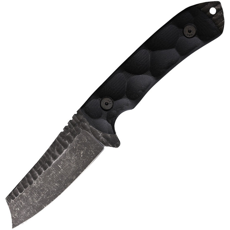 Stroup Knives Desert Fox Black Sculpted G10 1095HC Fixed Blade Knife PDF