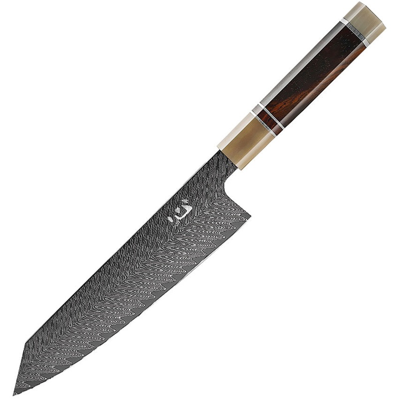 Xin Cutlery Handmade Japanese Style Chef's Damascus Fixed Blade Knife 106