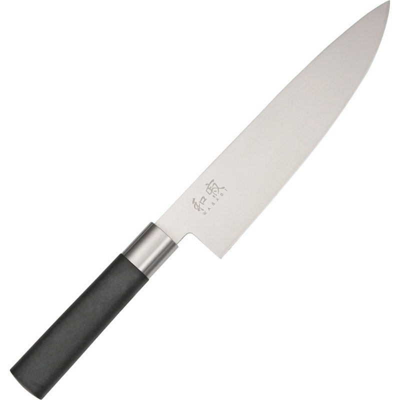 Kai USA Chef's Smooth Gray Polypropylene Stainless Steel Kitchen Knife 6720C