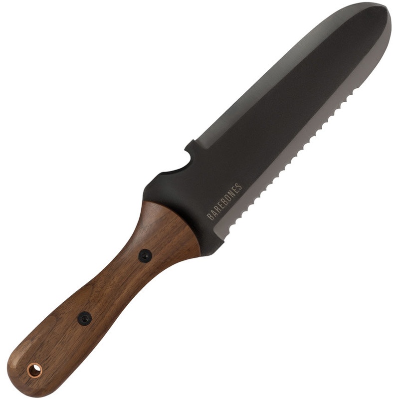 Barebones Living Hori Hori Classic Walnut Wood Stainless Fixed Blade Knife 079