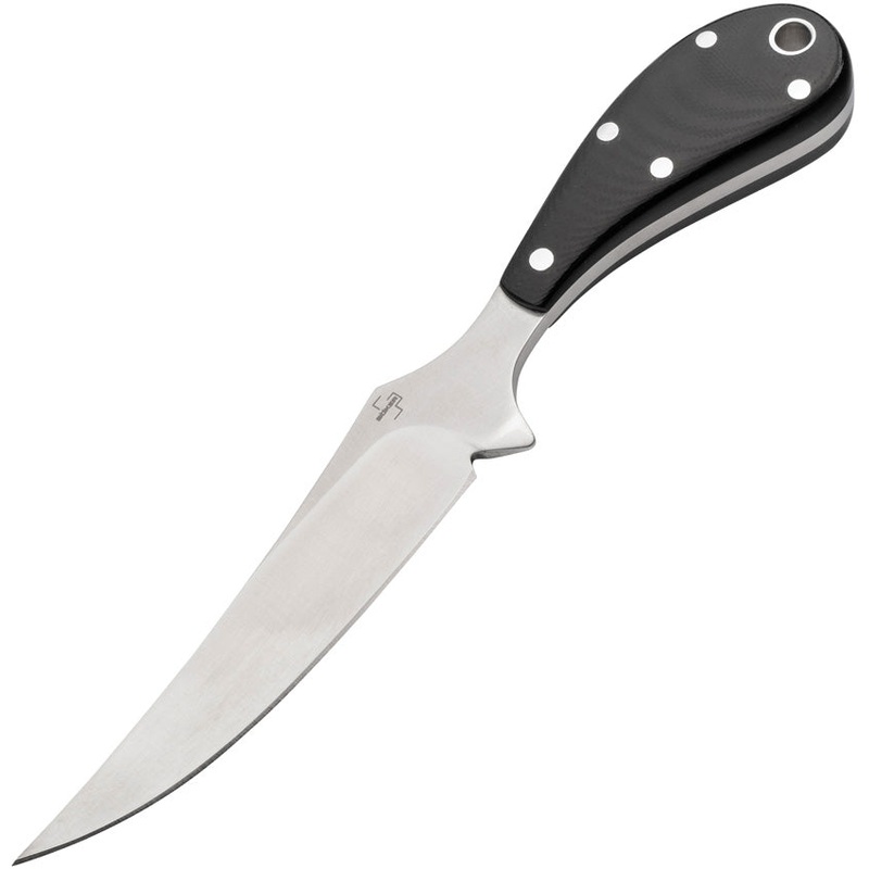 Boker Plus Epic Black G10 Stainless D2 Steel Fixed Blade Knife w/ Sheath 02BO077