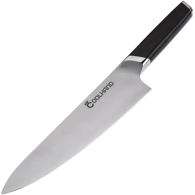 Coolhand Chef's Black Ebony Wood 1.4116 Stainless Kitchen Knife 7198C2E   - On Sale