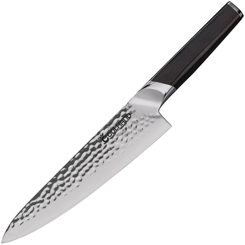 Coolhand Chef's Black Ebony Wood 440C Stainless Kitchen Knife 7198CE   - On Sale