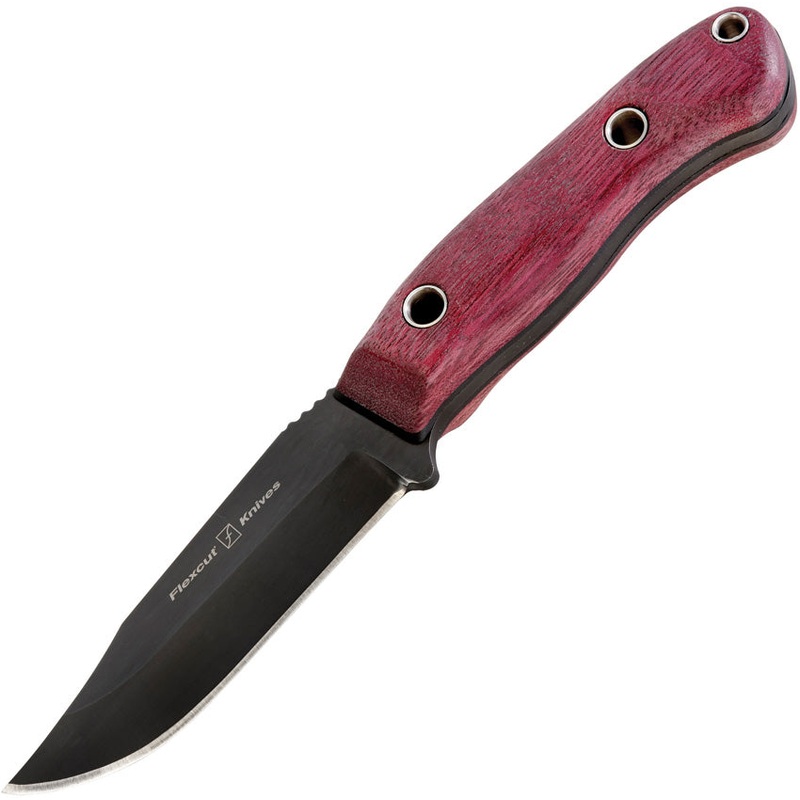 Flexcut Hawthorne Drifter Purpleheart 1095HC Steel Fixed Blade Knife H2B   - On Sale