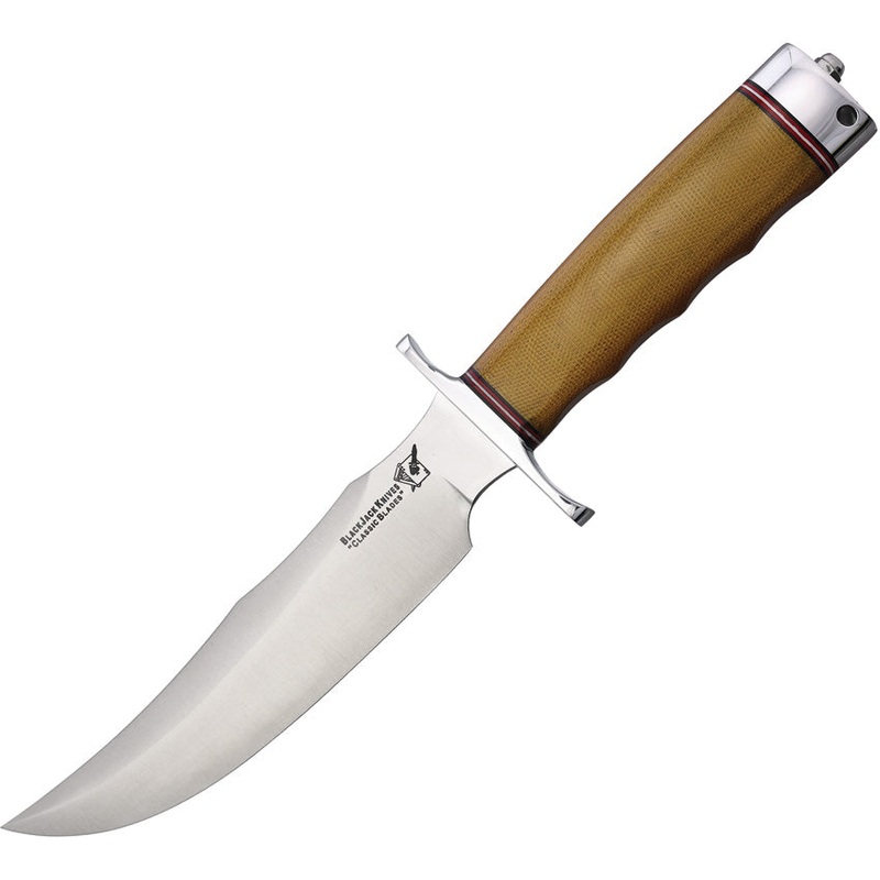 Blackjack Model 4 Tan Smooth Micarta Stainless Fixed Blade Knife MK4MNC   - On Sale
