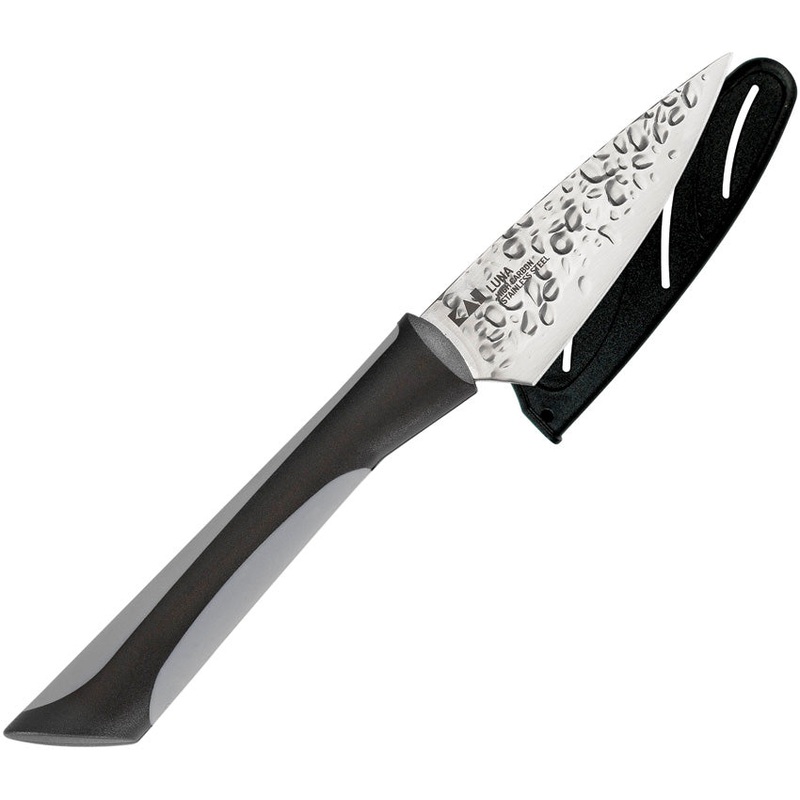 Kai USA Luna Paring Black & Grey Carbon Steel Kitchen Knife 7068